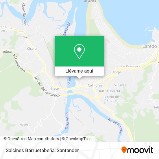 Mapa Salcines Barruetabeña