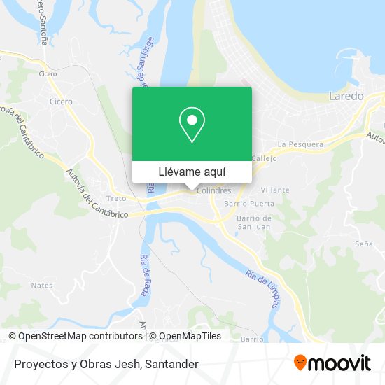 Mapa Proyectos y Obras Jesh