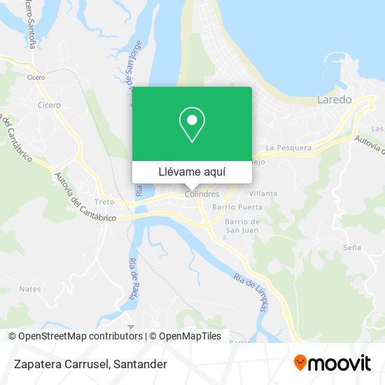 Mapa Zapatera Carrusel