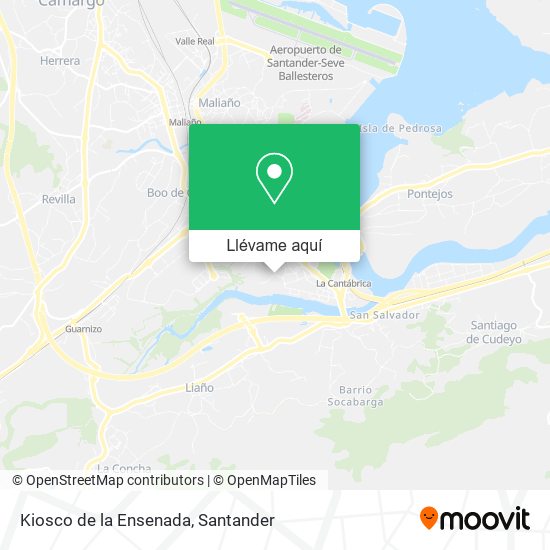 Mapa Kiosco de la Ensenada