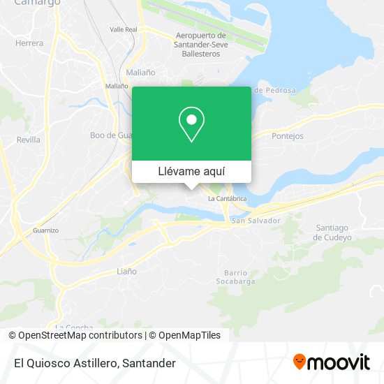 Mapa El Quiosco Astillero