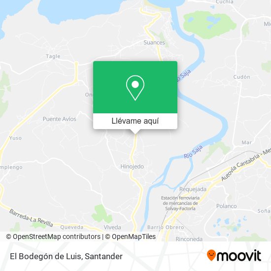 Mapa El Bodegón de Luis