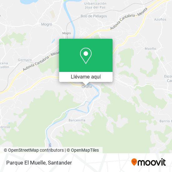 Mapa Parque El Muelle