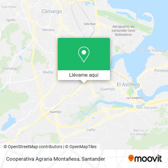 Mapa Cooperativa Agraria Montañesa