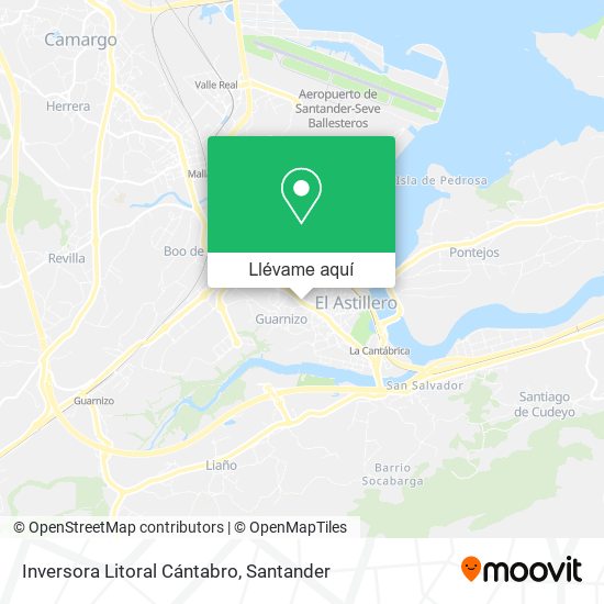 Mapa Inversora Litoral Cántabro
