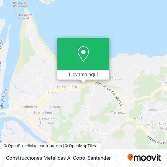 Mapa Construcciones Metalicas A. Cobo