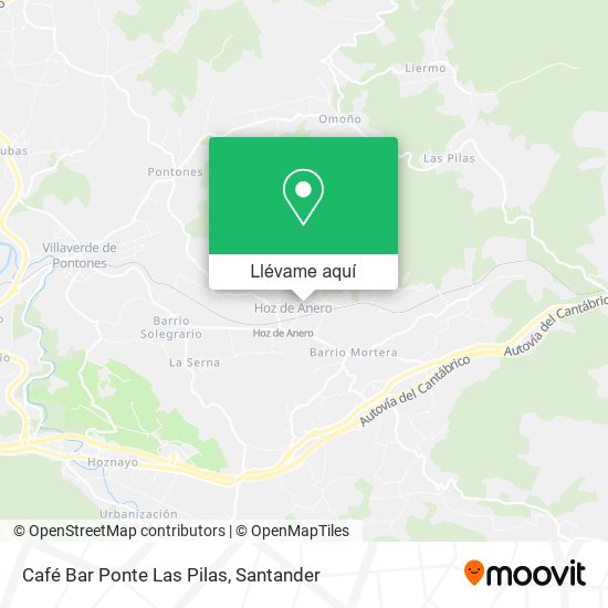 Mapa Café Bar Ponte Las Pilas