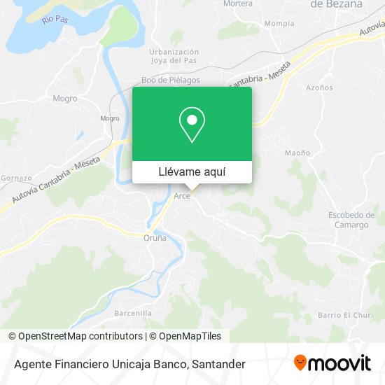 Mapa Agente Financiero Unicaja Banco