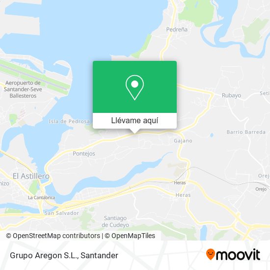 Mapa Grupo Aregon S.L.