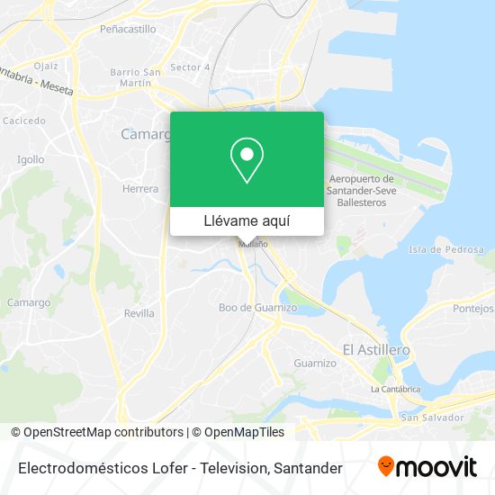 Mapa Electrodomésticos Lofer - Television