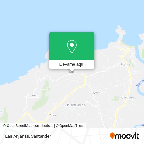 Mapa Las Anjanas