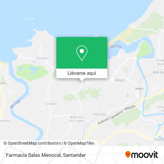 Mapa Farmacia Salas Menocal