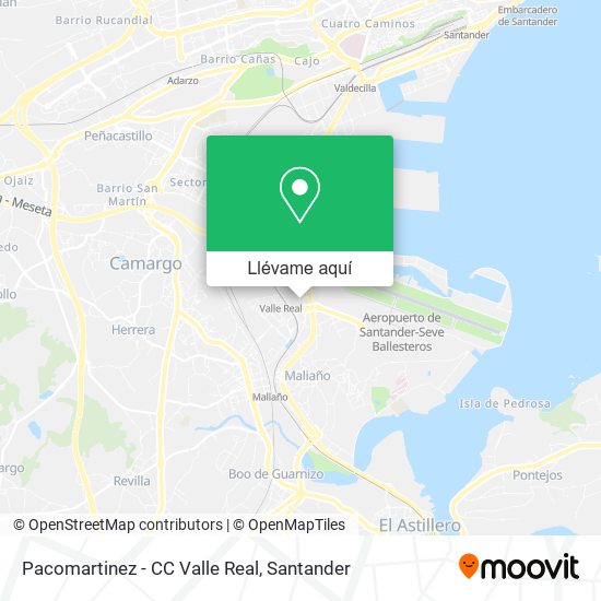 Mapa Pacomartinez - CC Valle Real