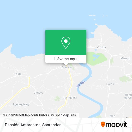 Mapa Pensión Amarantos