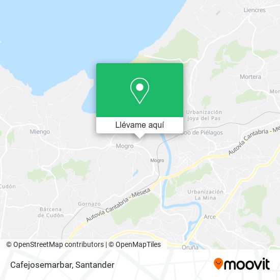 Mapa Cafejosemarbar