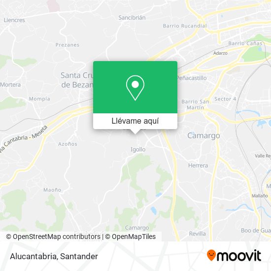 Mapa Alucantabria