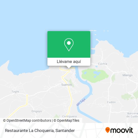 Mapa Restaurante La Choquería