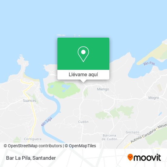 Mapa Bar La Pila