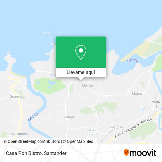Mapa Casa Poh Bistro