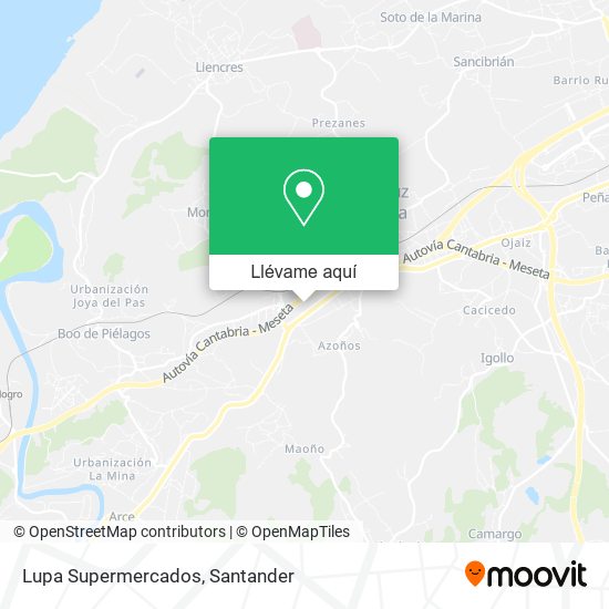 Mapa Lupa Supermercados