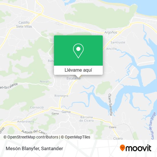 Mapa Mesón Blanyfer