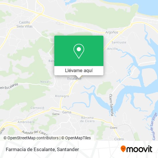 Mapa Farmacia de Escalante