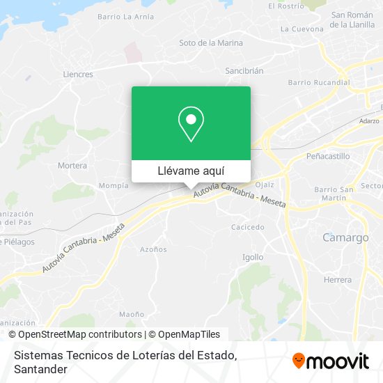 Mapa Sistemas Tecnicos de Loterías del Estado