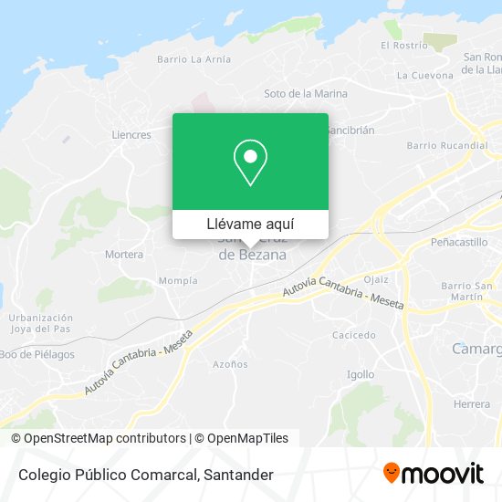 Mapa Colegio Público Comarcal