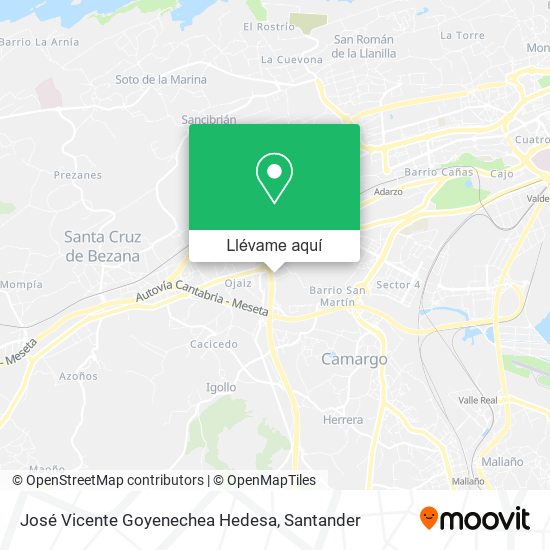 Mapa José Vicente Goyenechea Hedesa