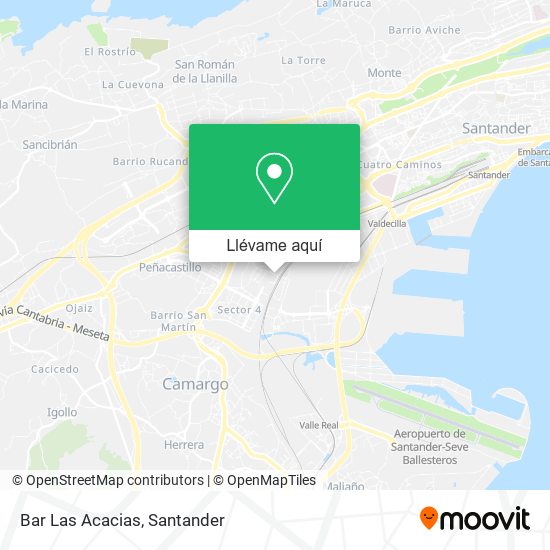 Mapa Bar Las Acacias