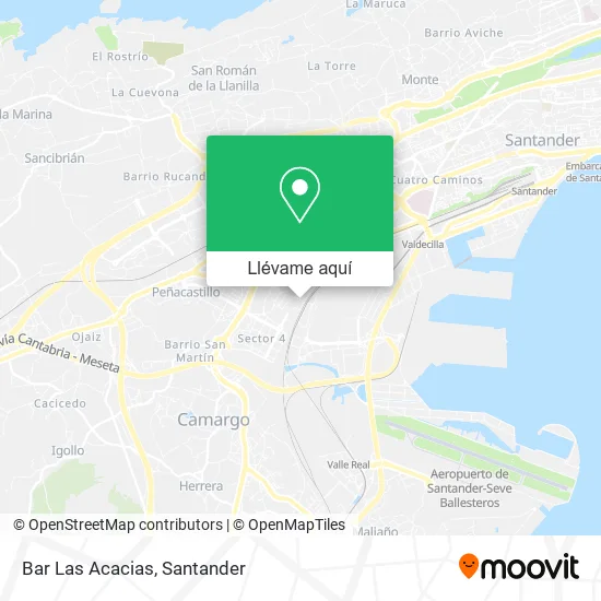 Mapa Bar Las Acacias