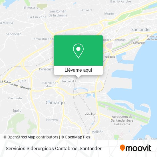 Mapa Servicios Siderurgicos Cantabros