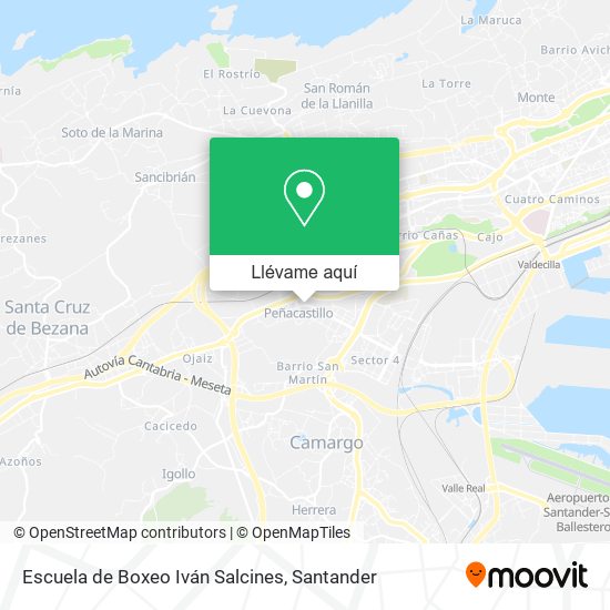 Mapa Escuela de Boxeo Iván Salcines