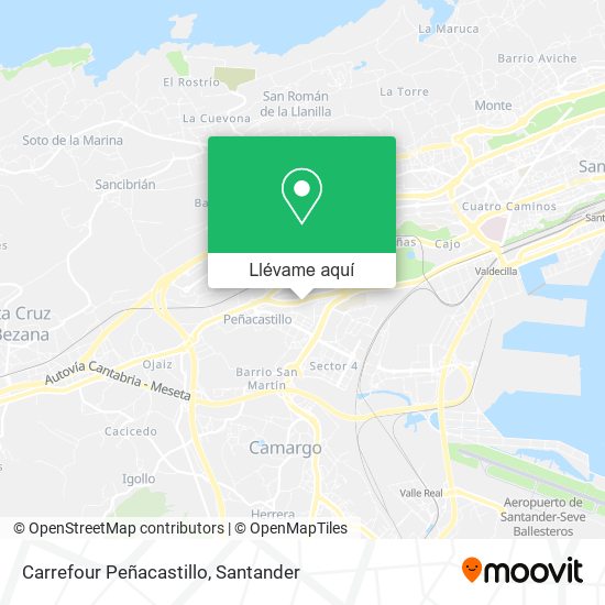 Mapa Carrefour Peñacastillo