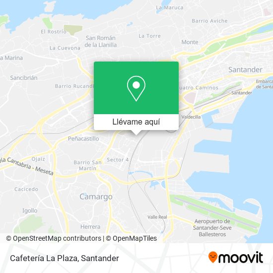 Mapa Cafetería La Plaza