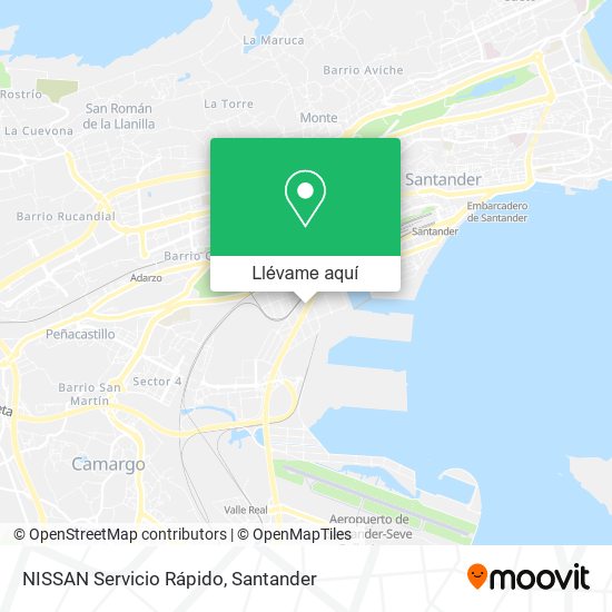 Mapa NISSAN Servicio Rápido