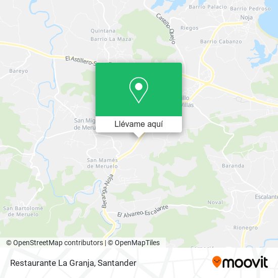 Mapa Restaurante La Granja