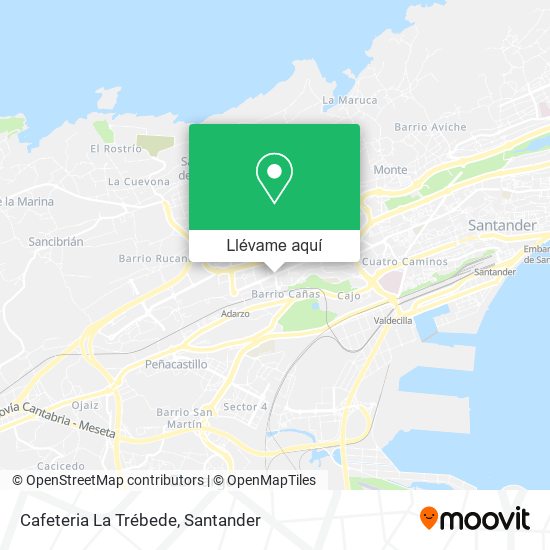 Mapa Cafeteria La Trébede