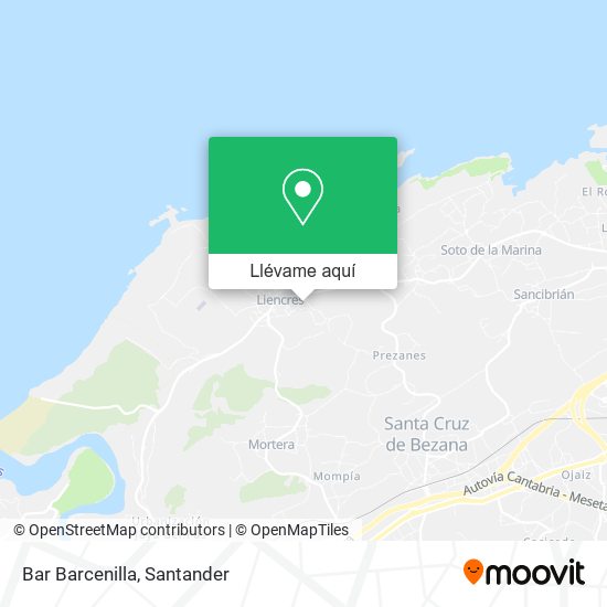 Mapa Bar Barcenilla