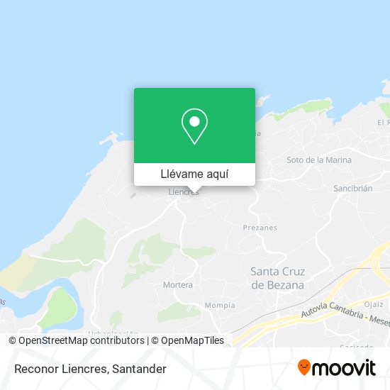 Mapa Reconor Liencres