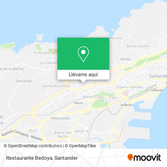 Mapa Restaurante Bedoya