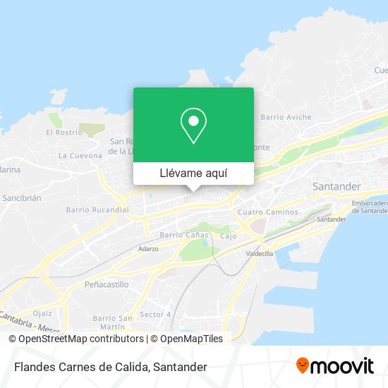 Mapa Flandes Carnes de Calida