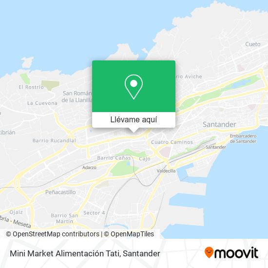 Mapa Mini Market Alimentación Tati