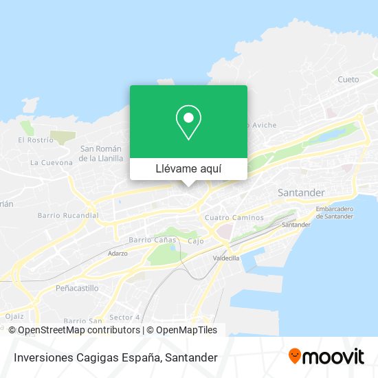 Mapa Inversiones Cagigas España