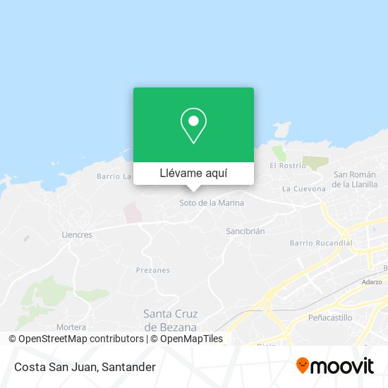 Mapa Costa San Juan