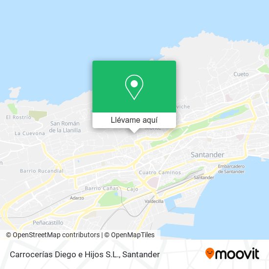 Mapa Carrocerías Diego e Hijos S.L.