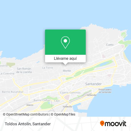 Mapa Toldos Antolín