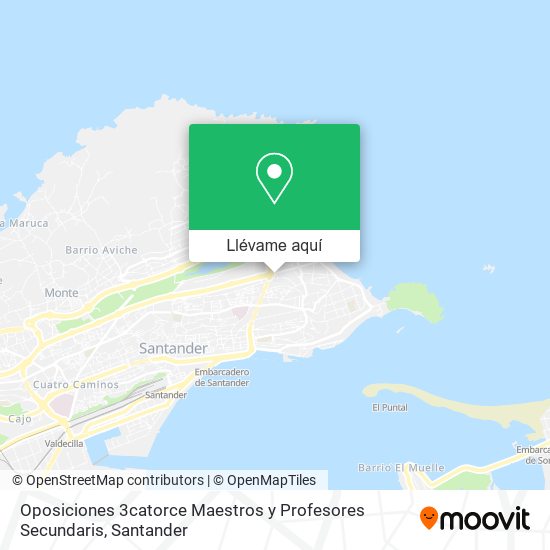 Mapa Oposiciones 3catorce Maestros y Profesores Secundaris