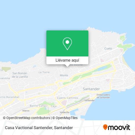 Mapa Casa Vactional Santender