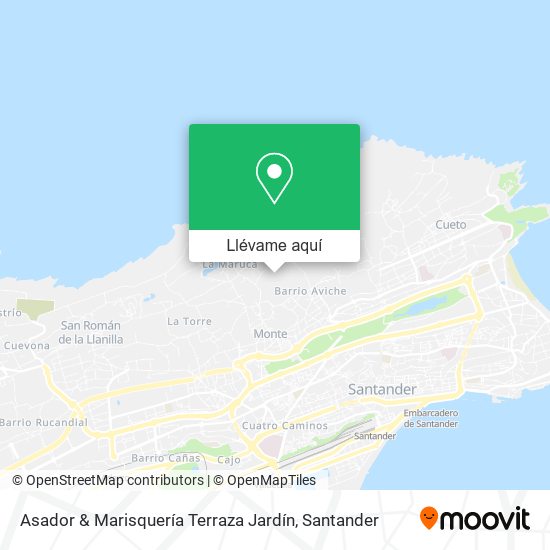 Mapa Asador & Marisquería Terraza Jardín